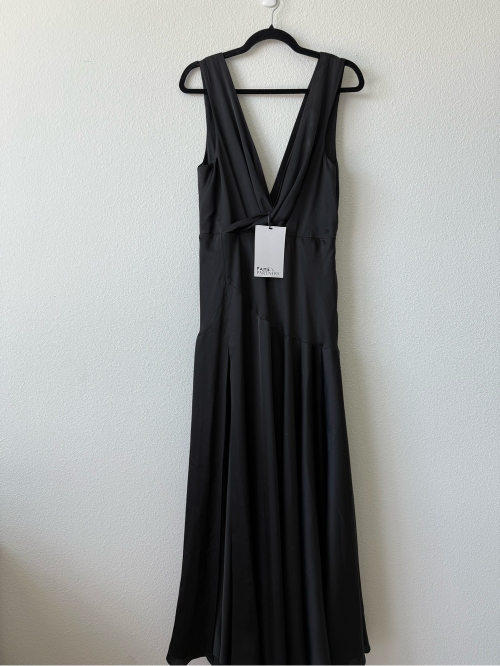 NWT Fame x Partners Black Tie Dress
